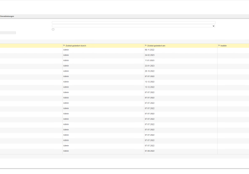 Bild synPHONIE Dienstleistungsliste