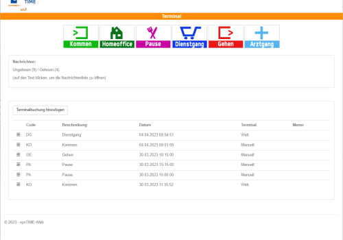 Die synTIME-Webmodule unterstützen die Erfassung von Arbeitszeiten für synTIME-Personalzeit oder synTIME-Bauhof und erweitern Ihre bestehenden Module.