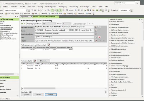 Hier sehen Sie den Aufbau der Oberfläche des DATEV Arbeitsplatz.